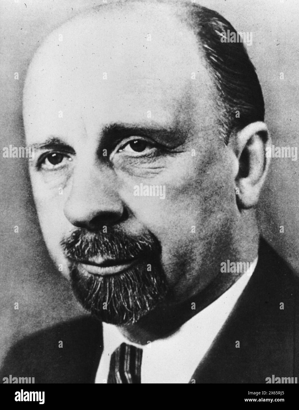 Walter Ulbricht, président du Conseil d'État de la République démocratique allemande, années 1950 Banque D'Images