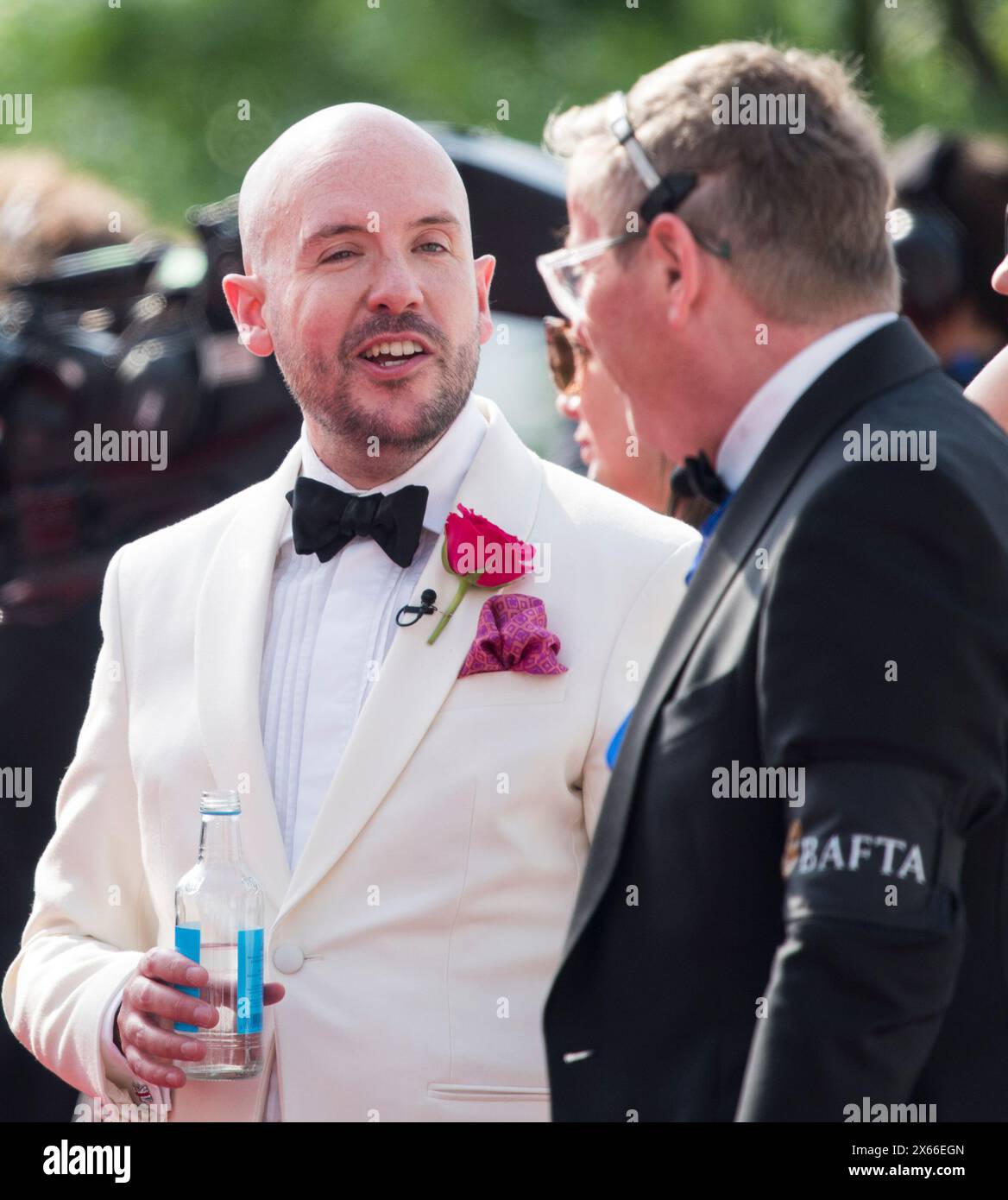 Londres, Royaume-Uni. 12 mai 2024 Tom Allen, comédien, assiste aux BAFTA Television Awards au Royal Festival Hall. Crédit : Prixpics/Alamy Live News Banque D'Images