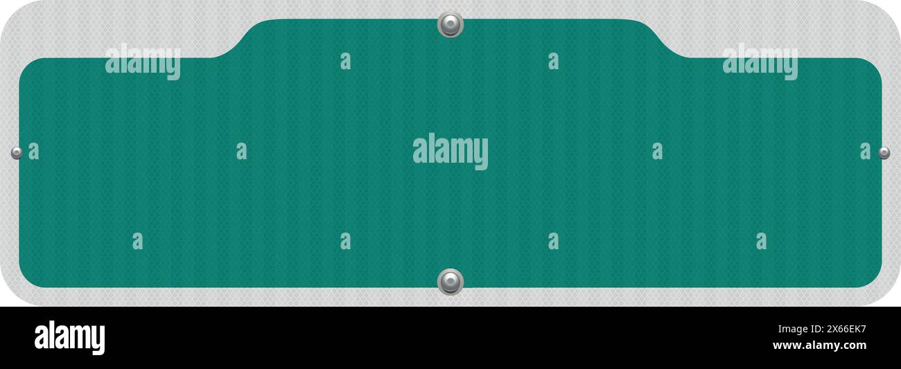 Panneau de rue vierge Miami avec effet réfléchissant en vecteur Illustration de Vecteur