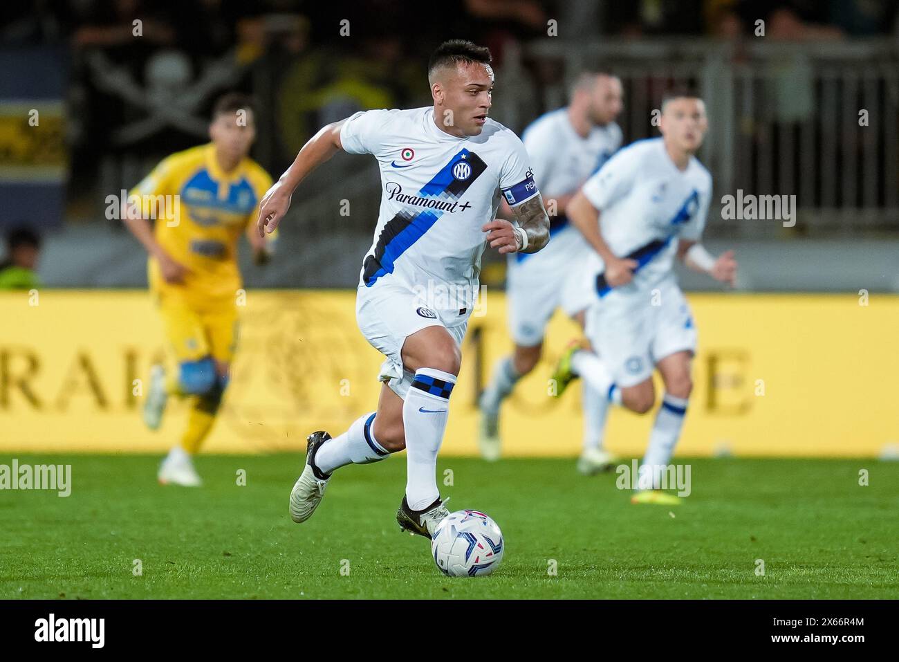 Frosinone, Italie. 10 mai 2024. Lautaro Martinez du FC Internazionale lors du match de Serie A TIM entre Frosinone Calcio et le FC Internazionale au Stadio Benito Stirpe le 10 mai 2024 à Frosinone, Italie. Crédit : Giuseppe Maffia/Alamy Live News Banque D'Images