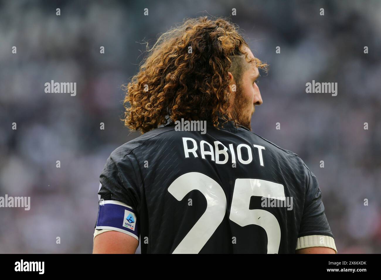 Adrien Rabiot du Juventus FC lors du match entre la Juventus FC et l'US Salernitana le 12 mai 2024 au stade Allianz de Turin, Italie. Banque D'Images