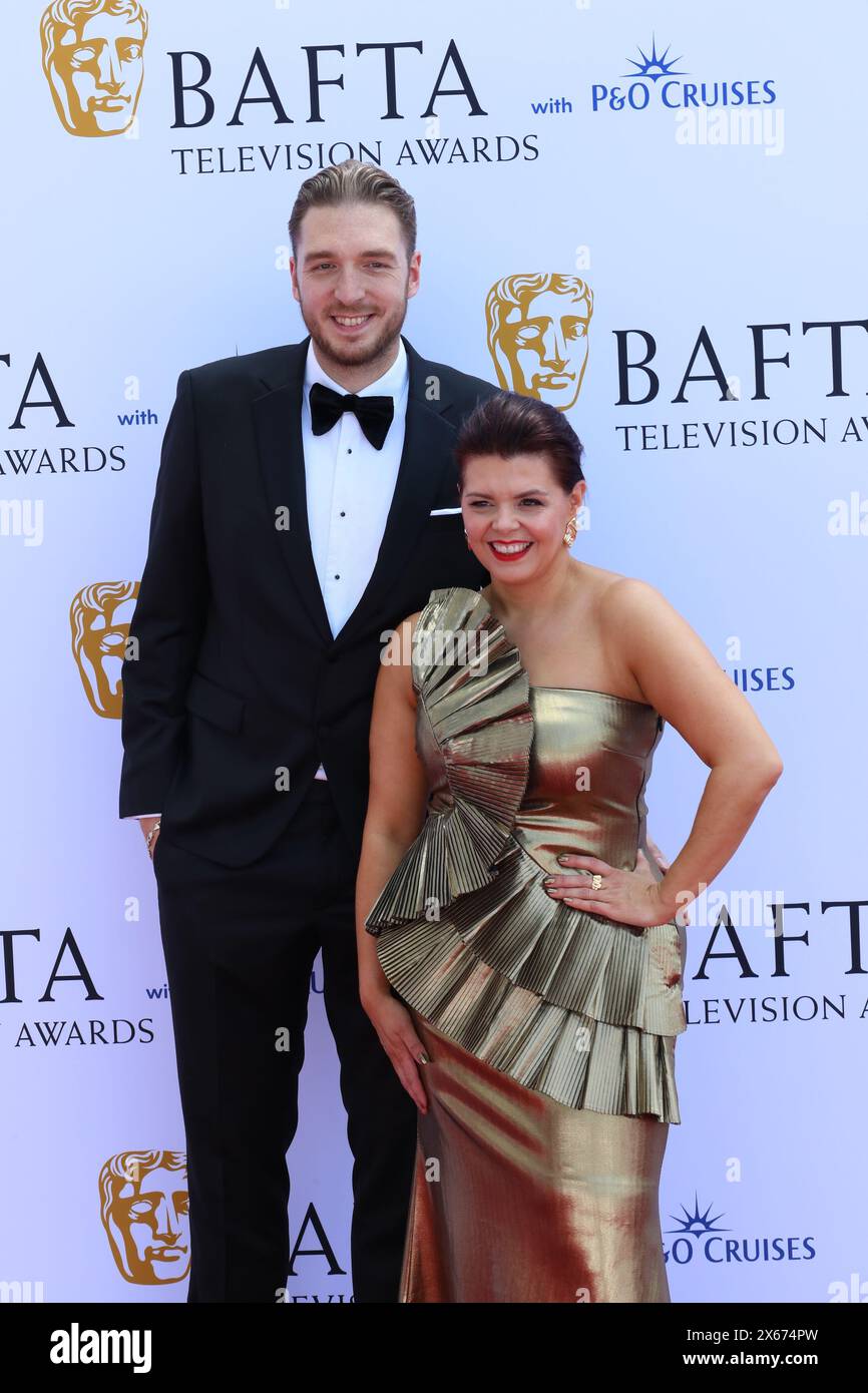 Participe aux BAFTA TV Awards avec P&O Cruises 2024 au Royal Festival Hall de Londres. Banque D'Images