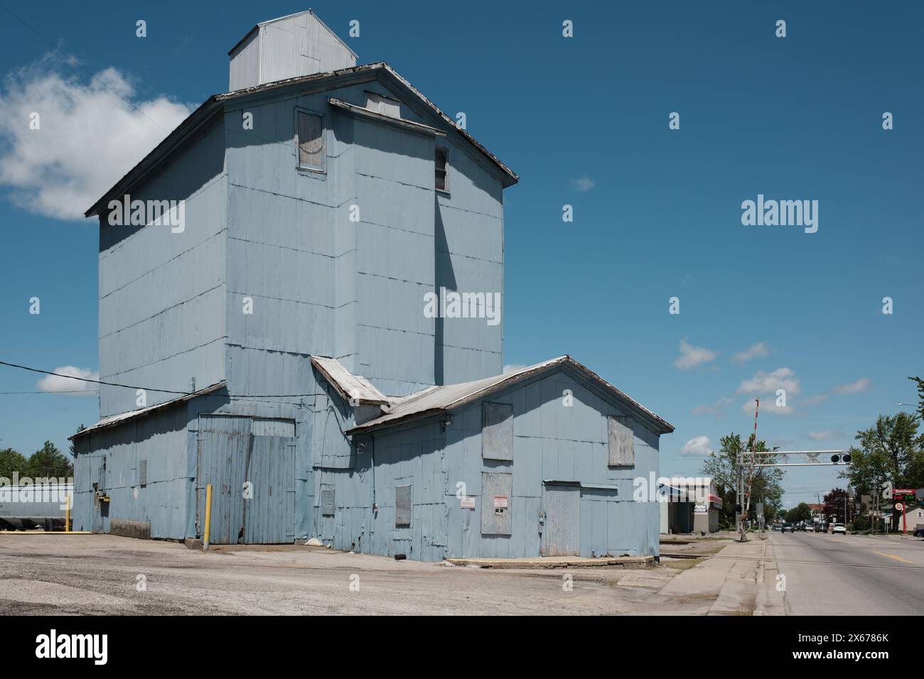Michigan Agricultural Commodities bâtiment de l'industrie agricole à Marlette Michigan USA Banque D'Images