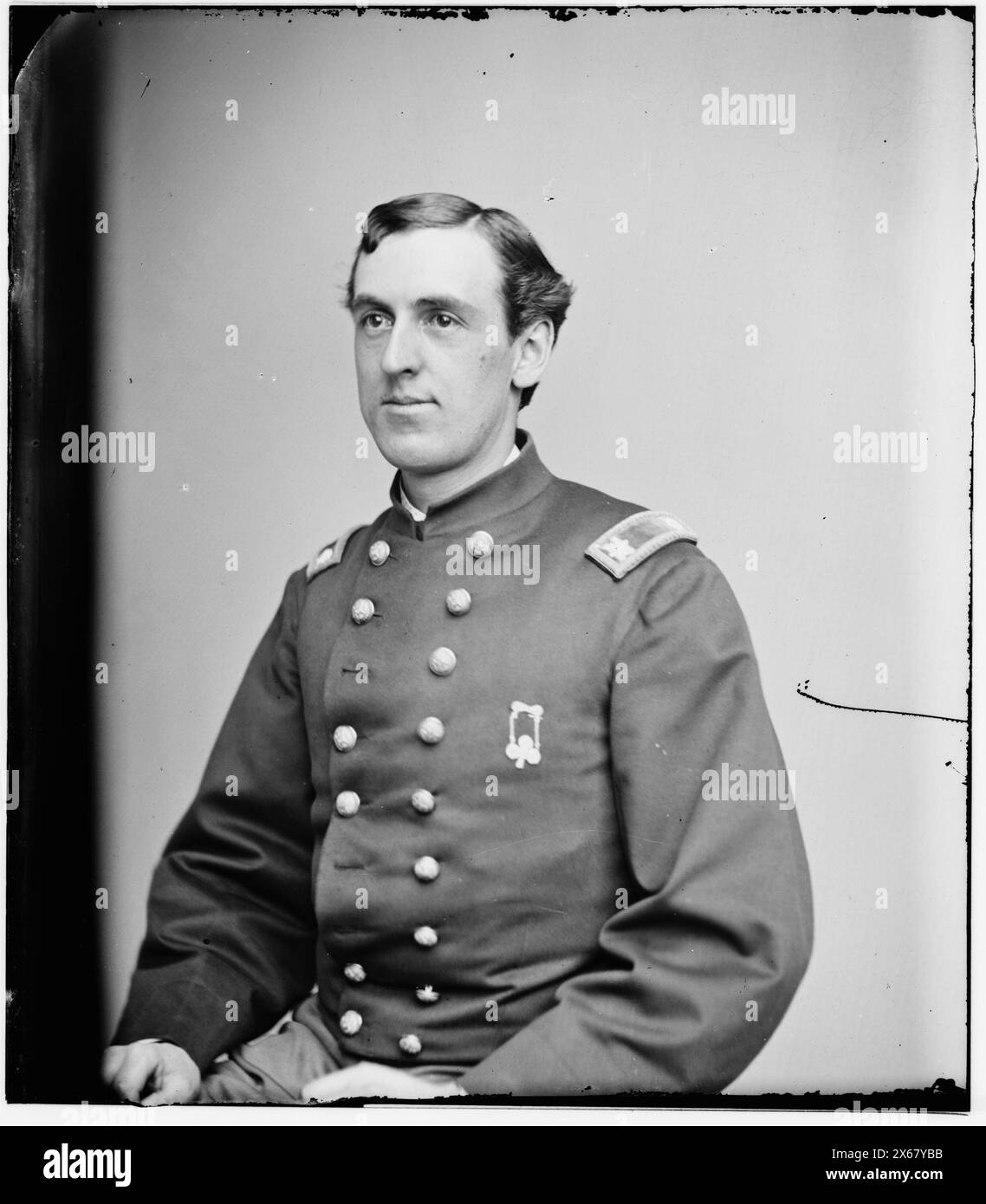 Lt. Col. Curtis, photographies de la guerre civile 1861-1865 Banque D'Images