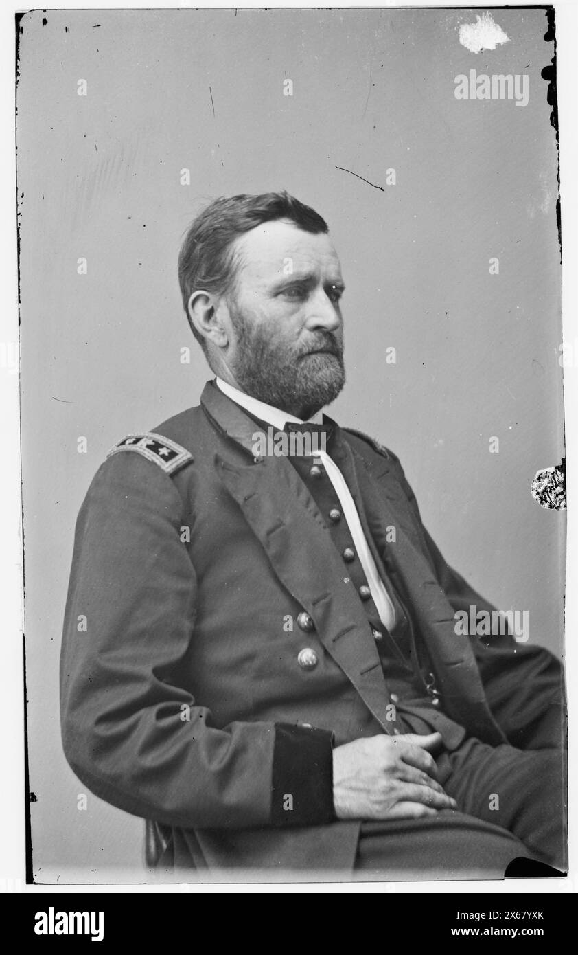 U.S. Grant, photographies de la guerre de Sécession 1861-1865 Banque D'Images