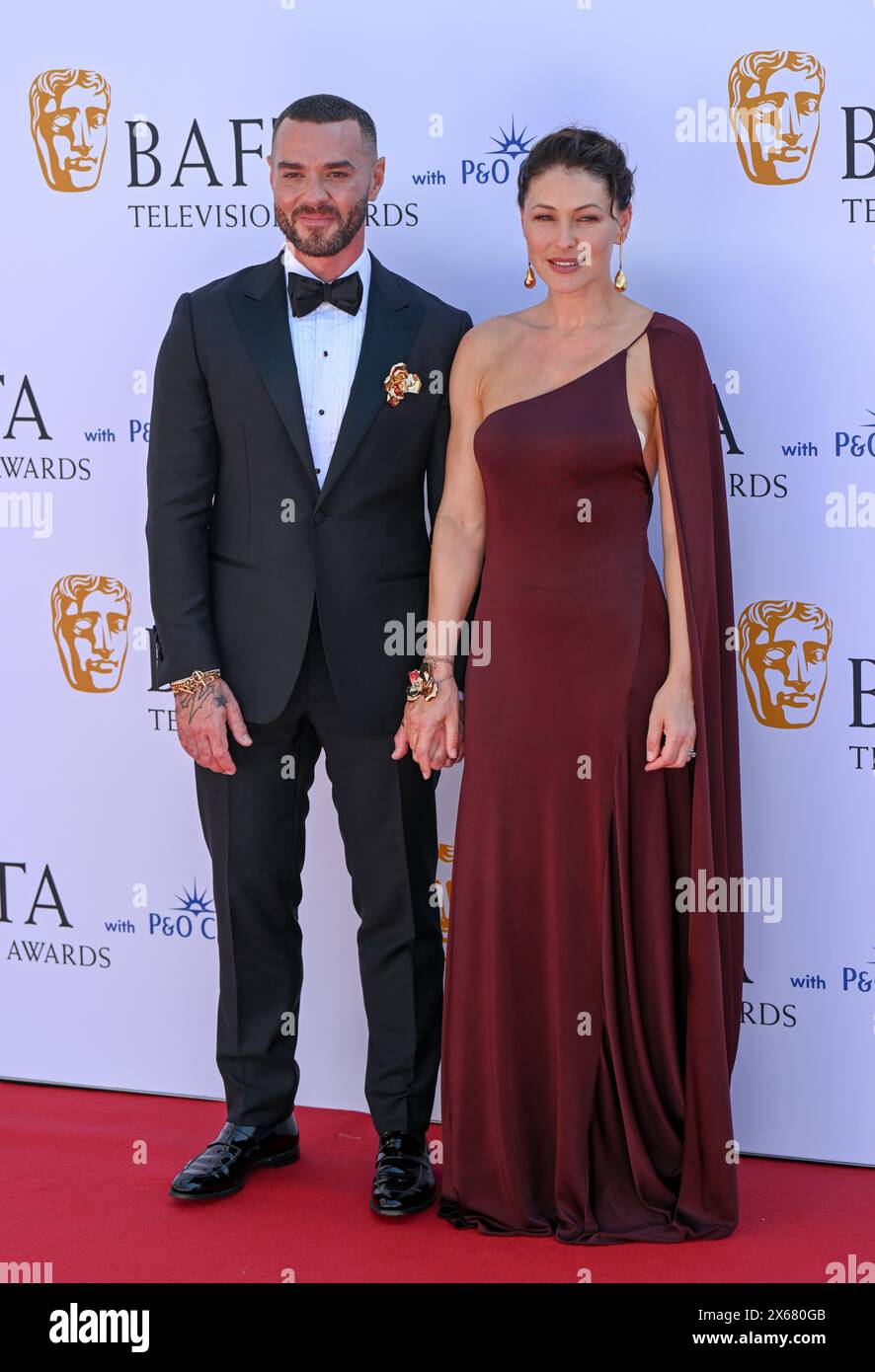 LONDRES, ANGLETERRE - 12 MAI : Matt Willis et Emma Willis assistent aux BAFTA Television Awards 2024 avec P&O Cruises au Royal Festival Hall de Londres, en Angleterre. Crédit : Voir Li/Picture Capital/Alamy Live News Banque D'Images