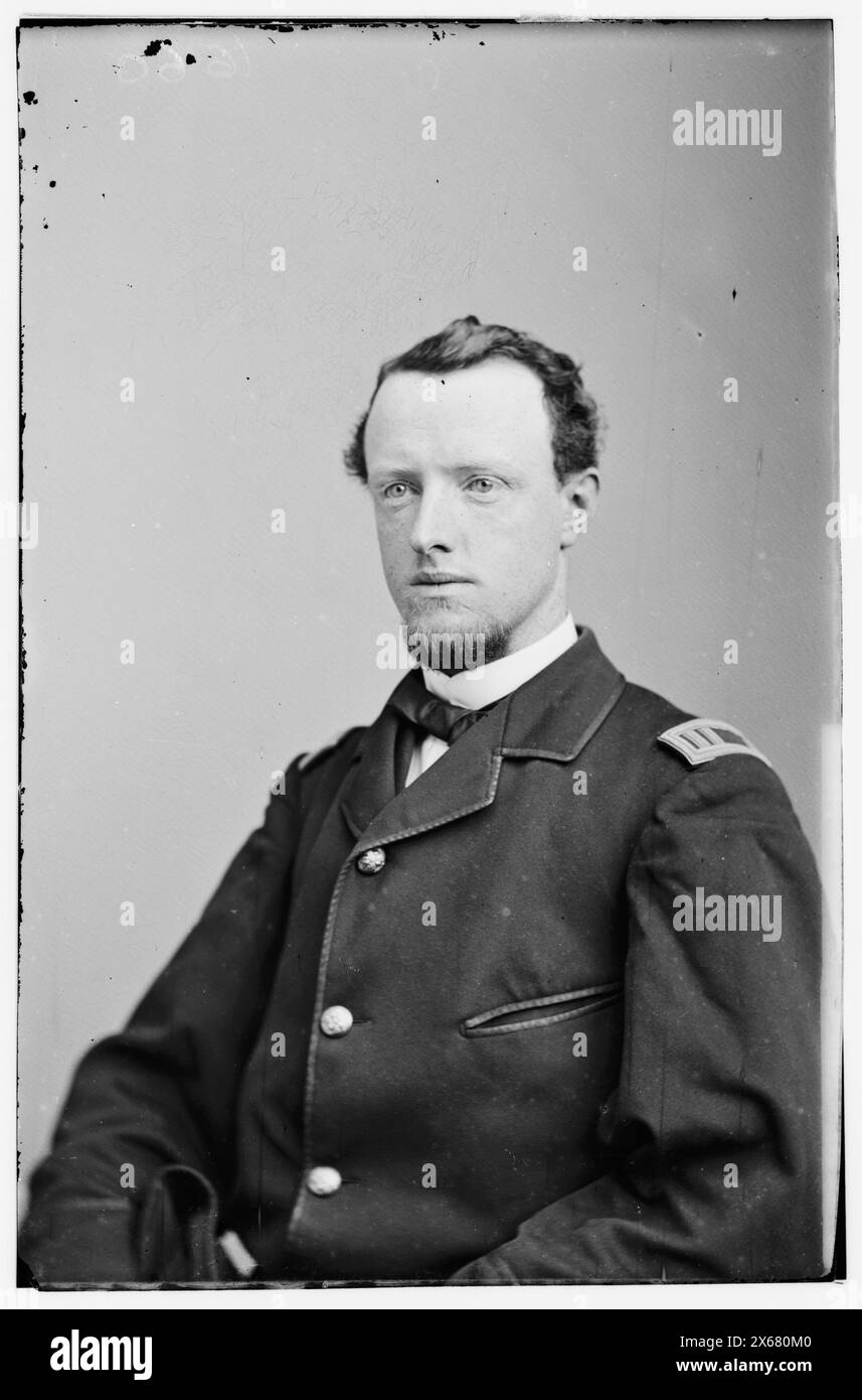 Capitaine A.M. Randol, 1st U.S. Artillery. Col. 2d, N.Y. Cav., photographies de la guerre civile 1861-1865 Banque D'Images
