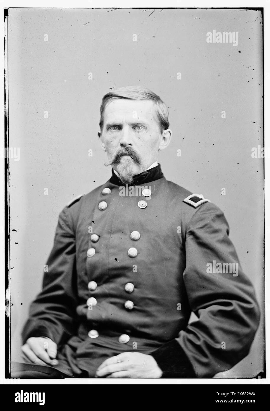 Gen. Wm. P. Carlin, Coll de la 38e Ill. Vol., photographies de la guerre de Sécession 1861-1865 Banque D'Images