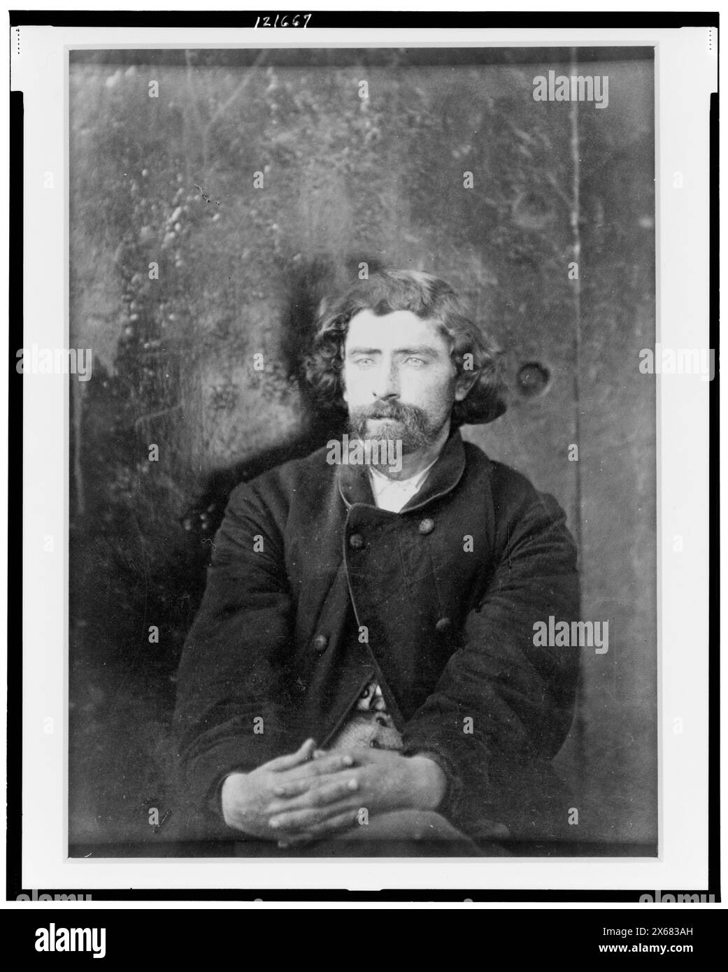 Hartman Richter, portrait en demi-longueur, assis, légèrement tourné vers la gauche, photographies de la guerre de Sécession 1861-1865 Banque D'Images