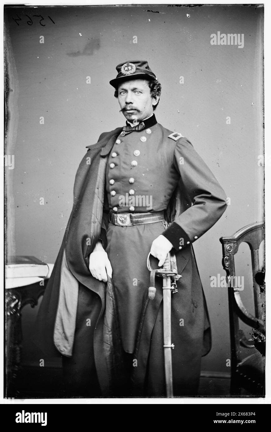 Gen. Julius Stahel (nom hongrois SZAMWALD?, photographies de la guerre civile 1861-1865 Banque D'Images