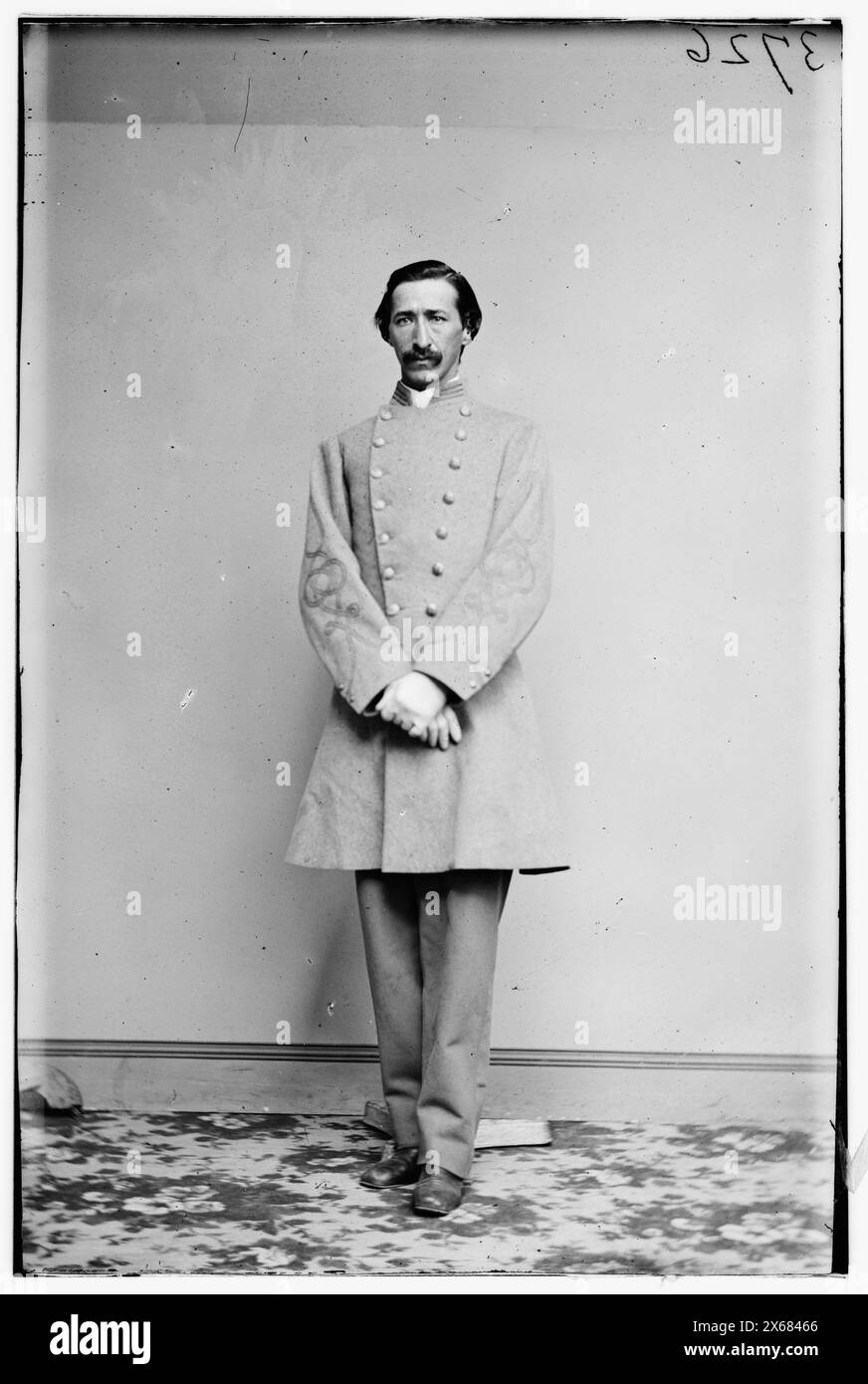 Lt. Greenwall, CSA, photographies de la guerre civile 1861-1865 Banque D'Images