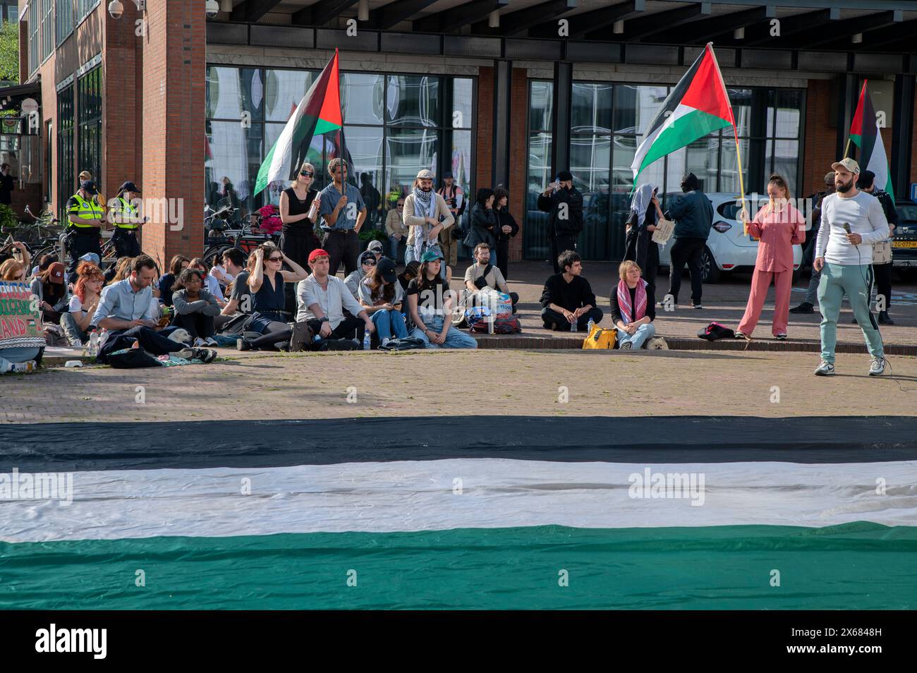 Manifestation palestinienne à Gaza à Amsterdam, pays-Bas 10-5-2024 Banque D'Images