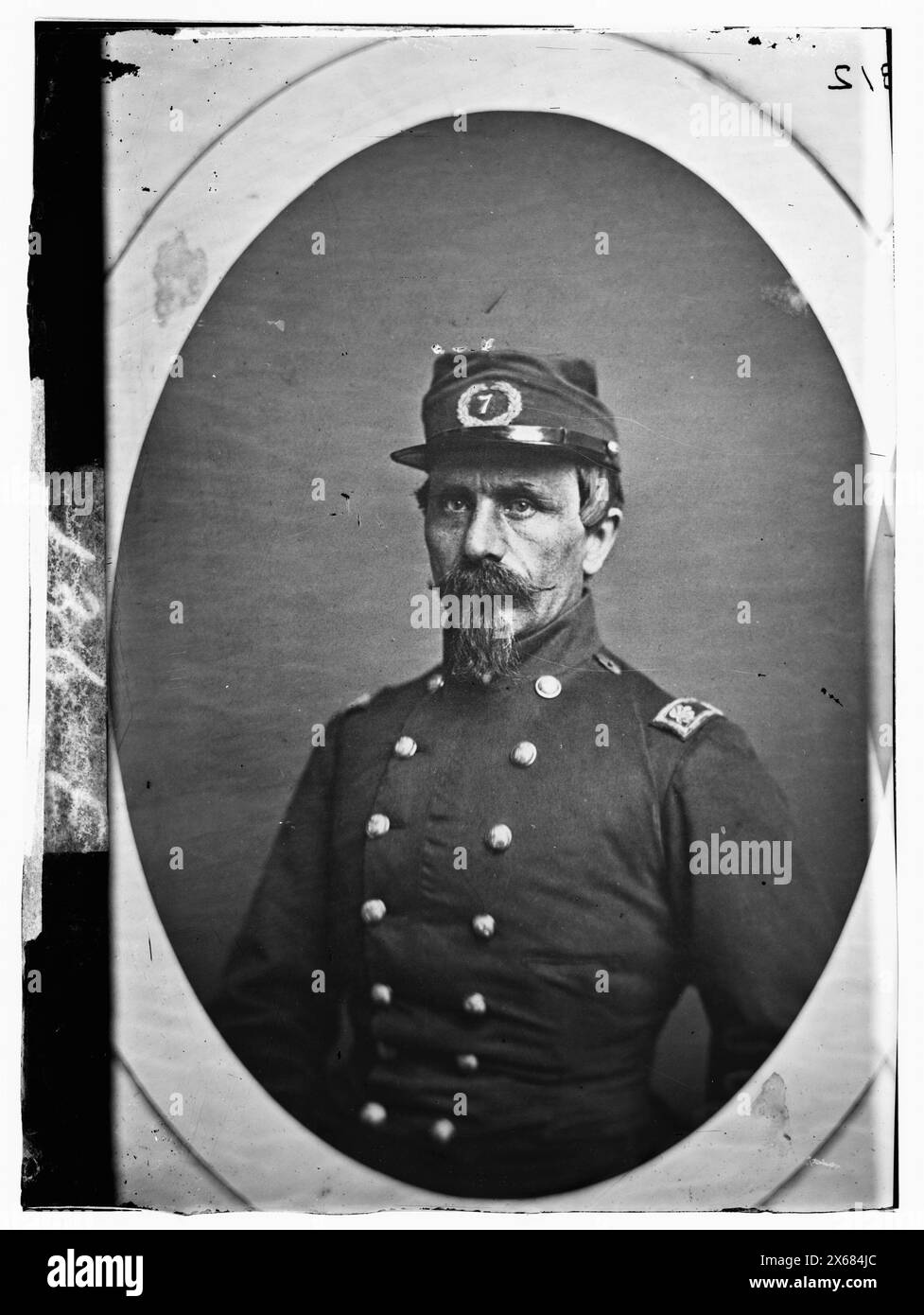 Col. J.E. Bendix, 7th N.Y. Inf., photographies de la guerre de Sécession 1861-1865 Banque D'Images
