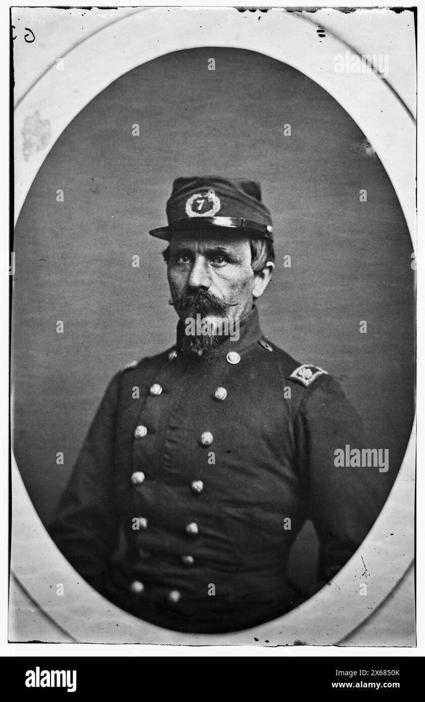 Col. J.E. Bendix, 7th N.Y. Inf., photographies de la guerre de Sécession 1861-1865 Banque D'Images