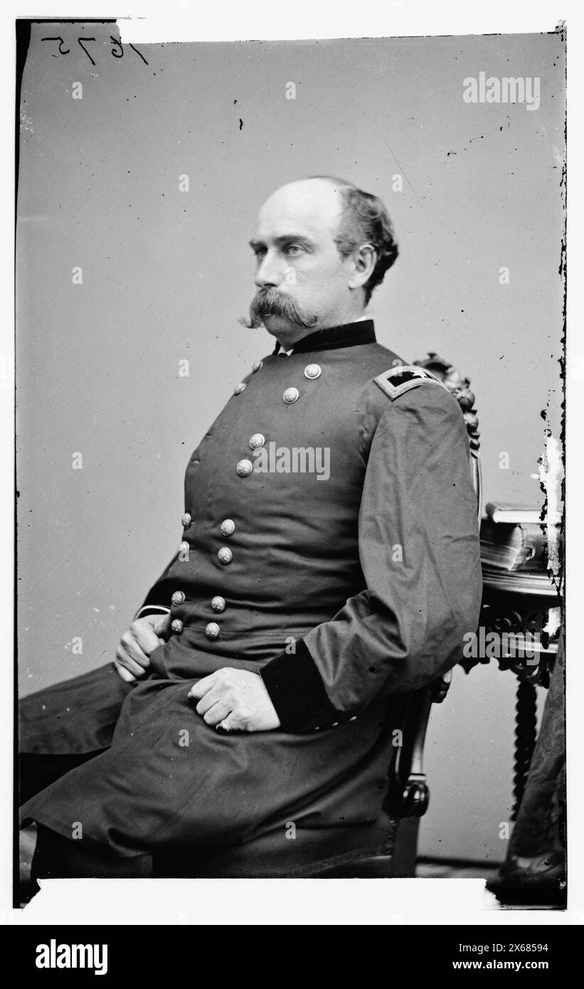Gen. Egbert L. Viele, photographies de la guerre de Sécession 1861-1865 Banque D'Images