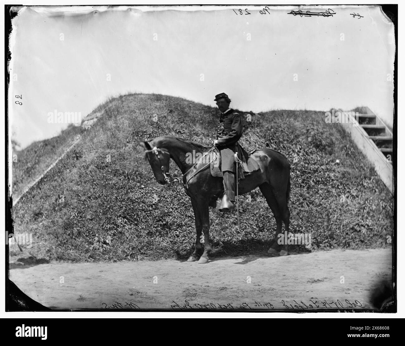 Gettysburg, Pennsylvanie. Col. William H. Telford, 50th Pennsylvania Infantry, photographies de la guerre de Sécession 1861-1865 Banque D'Images