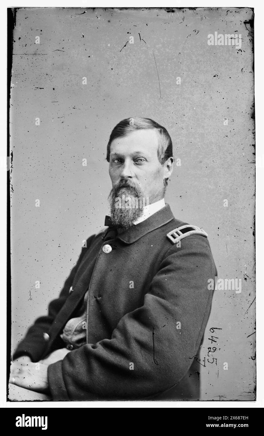 Capitaine Chauncey B. Reese, photographies de la guerre de Sécession 1861-1865 Banque D'Images