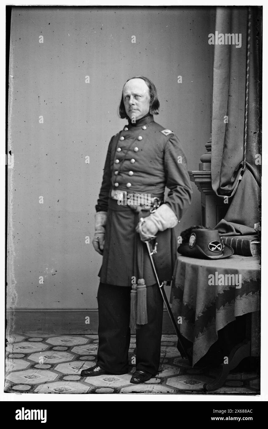 Col. A.T. McReynolds, 1st NY Cavalry, photographies de la guerre de Sécession 1861-1865 Banque D'Images