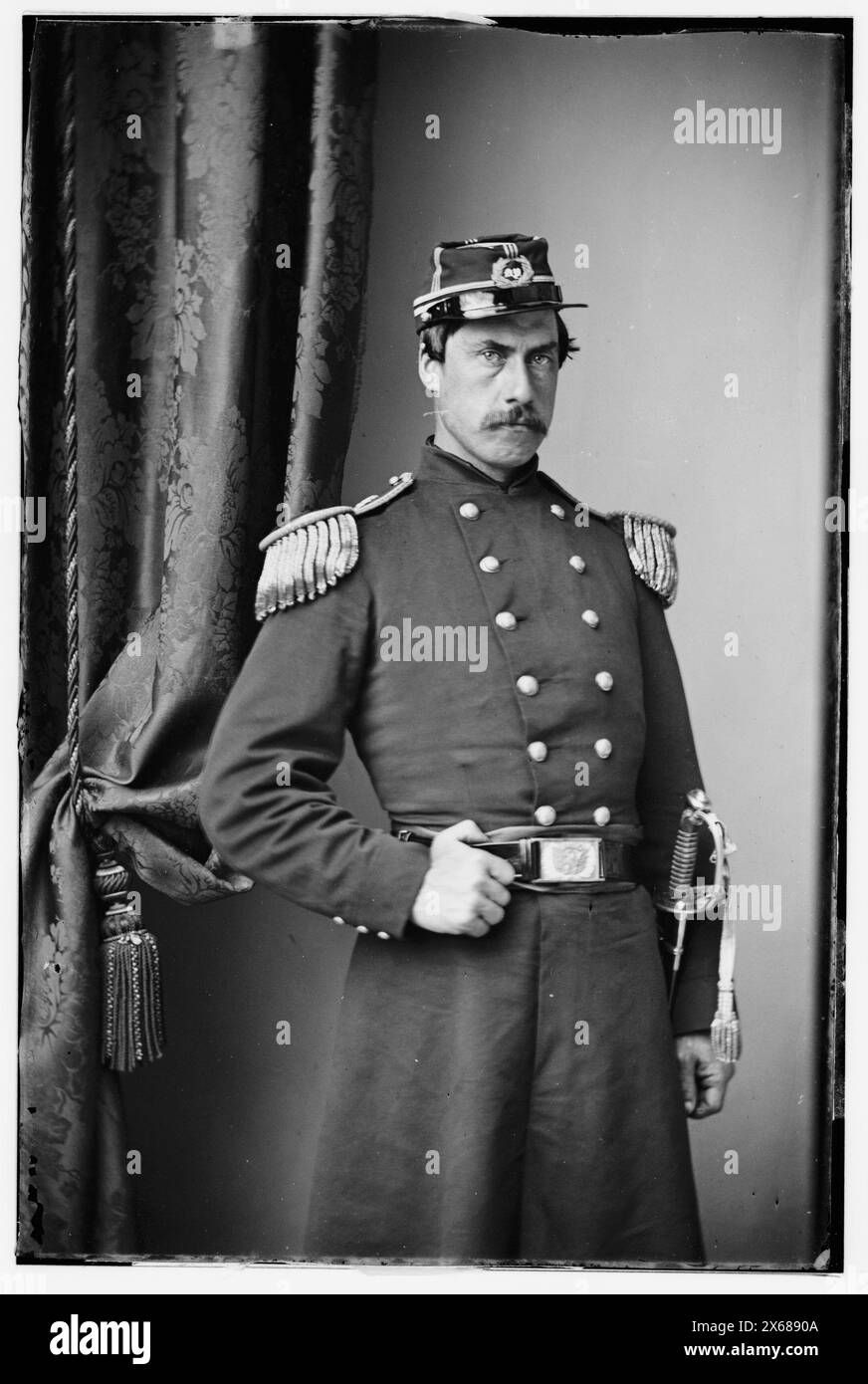 Lt. Col. A.B. Elder, 10th N.Y. Inf., photographies de la guerre civile 1861-1865 Banque D'Images