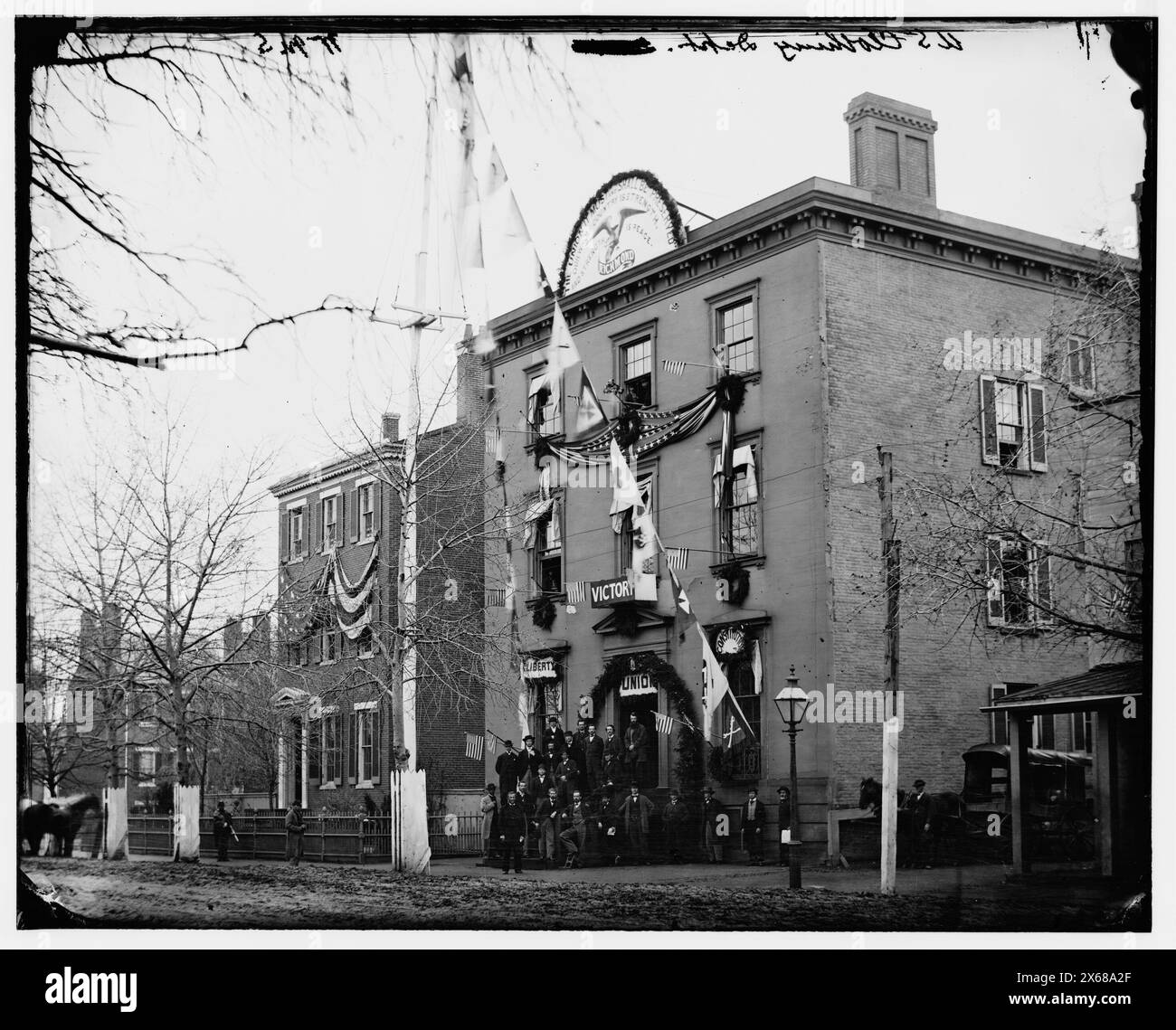 Washington, District de Columbia. Bâtiment du département américain des vêtements, photographies de la guerre de Sécession 1861-1865 Banque D'Images