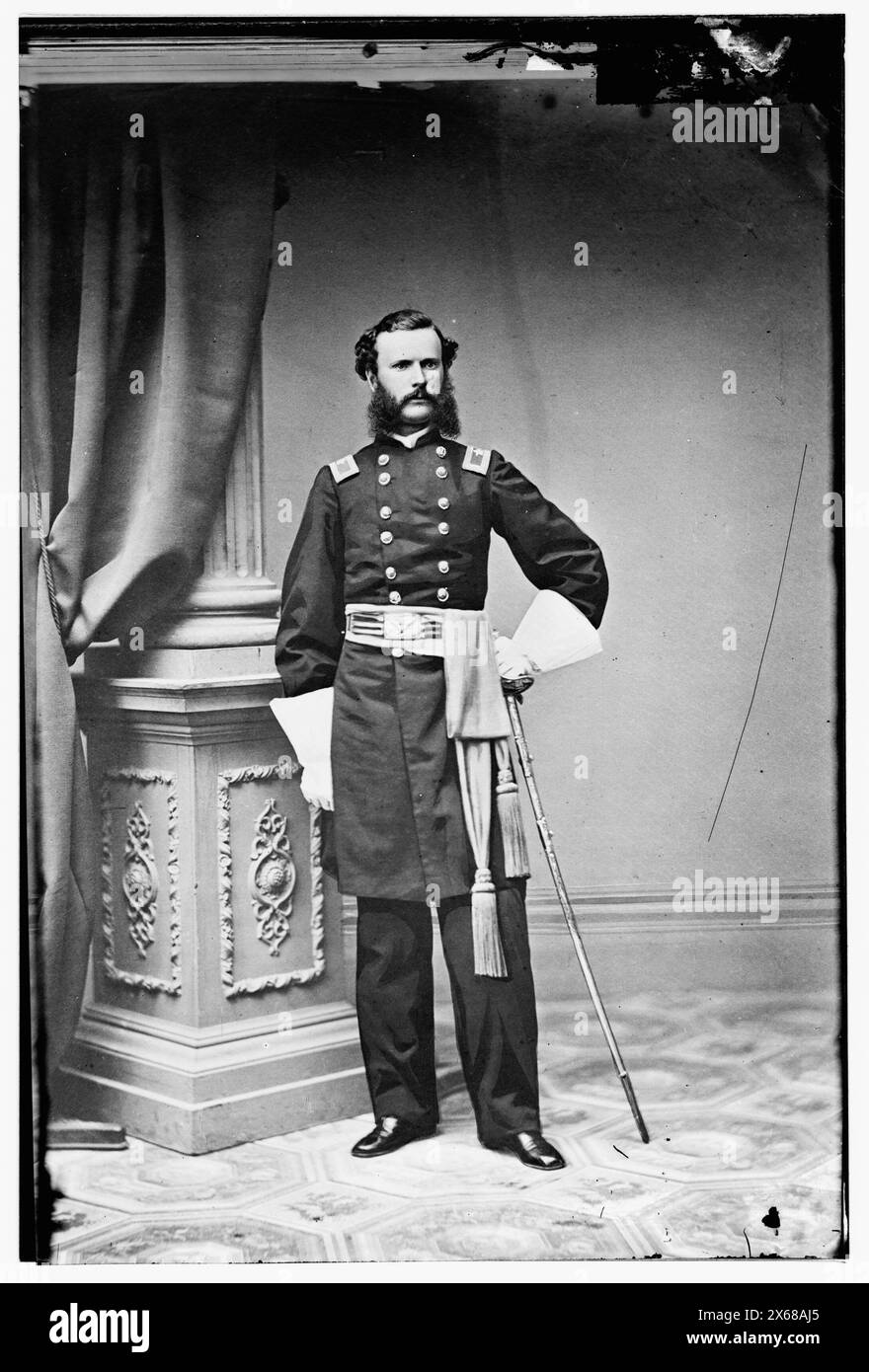 Gen. F.J. Herron, États-Unis, photographies de la guerre de Sécession 1861-1865 Banque D'Images