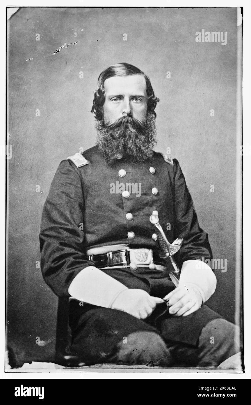 Col. (?) Murphy, photographies de la guerre de Sécession 1861-1865 Banque D'Images