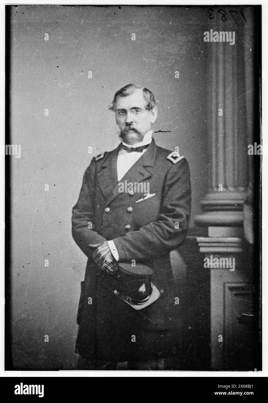 Gen. Charles F. Smith, décédé le 25 avril 1862 d'une infection du pied qu'il a eu en sautant d'un bateau à l'autre dans les premières étapes de la campagne de Shiloh, photographies de la guerre de Sécession 1861-1865 Banque D'Images