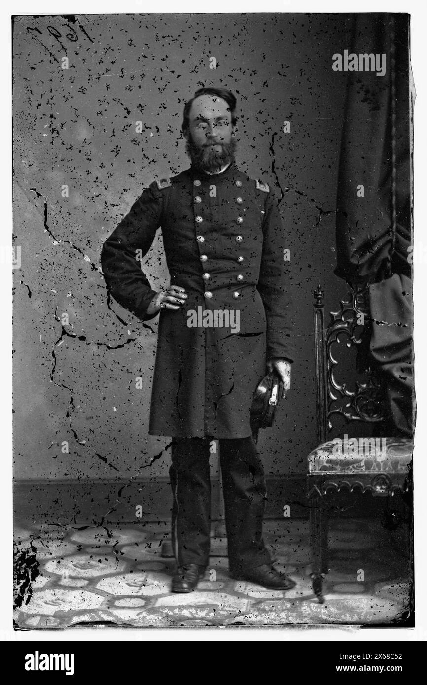Major Z.K. Pangborn, Paymaster, civil War Photographs 1861-1865 Banque D'Images