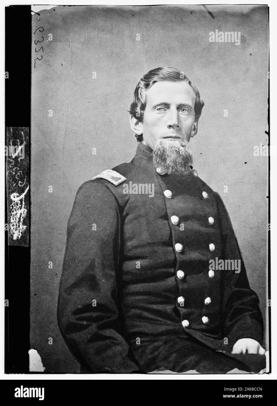 Col. (?) Bryant, photographies de la guerre de Sécession 1861-1865 Banque D'Images