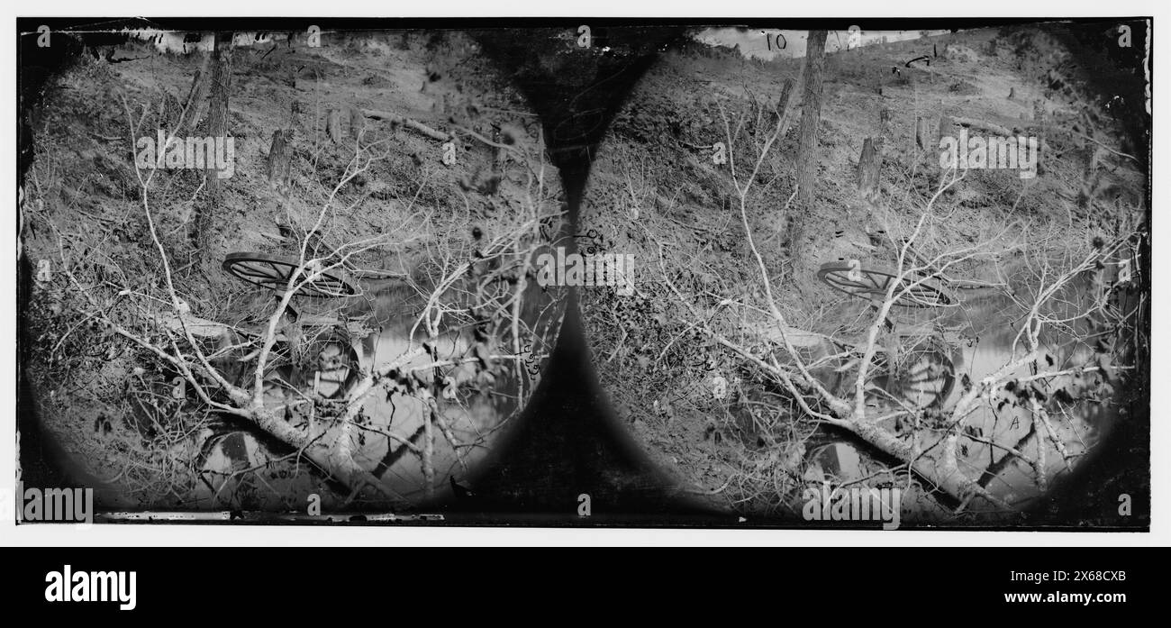 Chicksaw Bayou, Mississippi. Le ressort empoisonné. Champ de bataille de Chicksaw Bayou, photographies de la guerre de Sécession 1861-1865 Banque D'Images