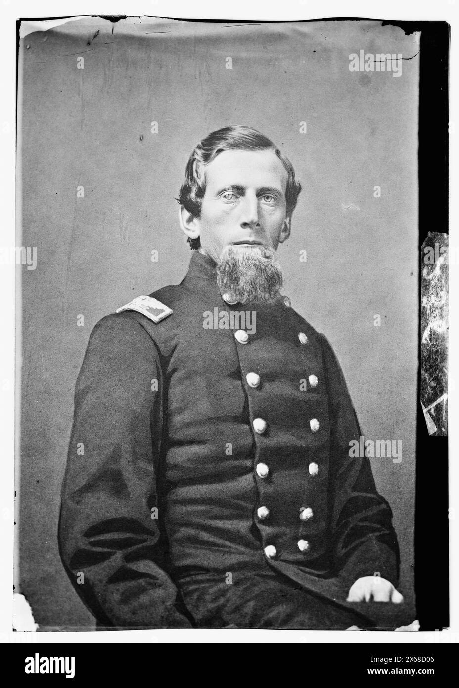 Col. (?) Bryant, photographies de la guerre de Sécession 1861-1865 Banque D'Images