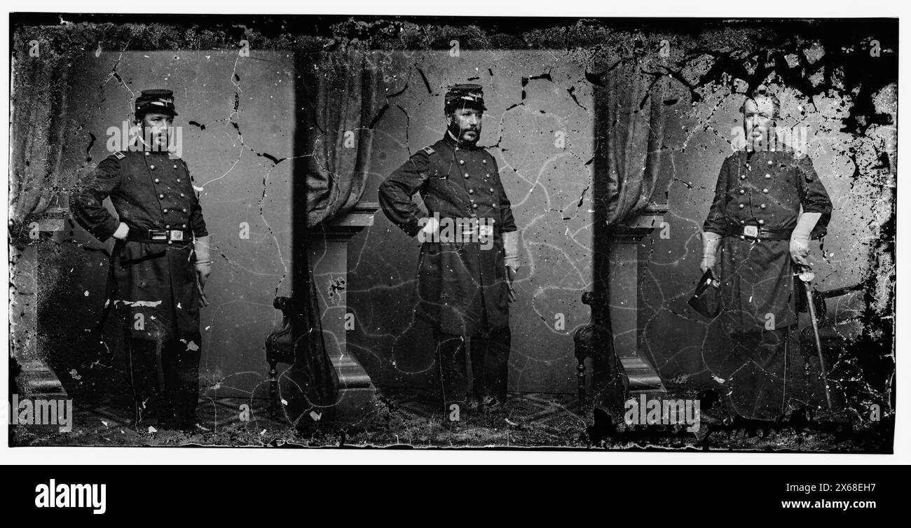 Surg. C.K. Irvine, 72nd N.Y., photographies de la guerre de Sécession 1861-1865 Banque D'Images