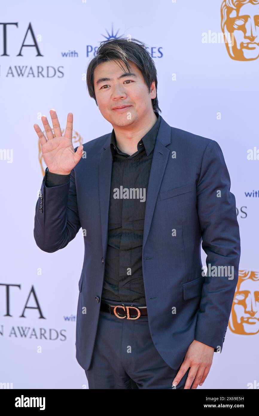 LONDRES, ANGLETERRE - 12 MAI : Lang Lang participe aux BAFTA Television Awards 2024 avec P&O Cruises au Royal Festival Hall de Londres, en Angleterre. Crédit : Voir Li/Picture Capital/Alamy Live News Banque D'Images