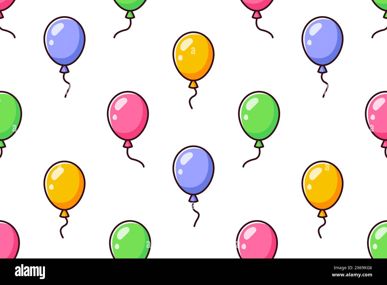Répétition de bulles multicolores. Papier d'emballage des fêtes...illustration vectorielle. Illustration de Vecteur