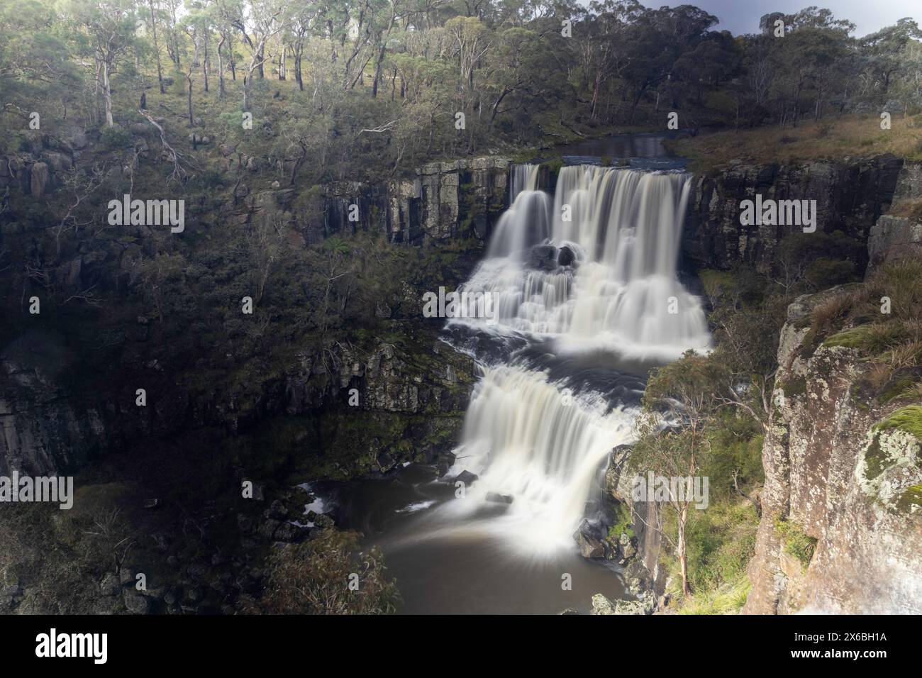 Ebor Falls, parc national de Guy Fawkes River Banque D'Images