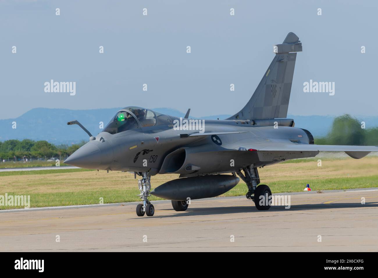 C3R-EC Rafale au salon aéronautique AIRVG 2024 à Zagreb, Croatie Banque D'Images