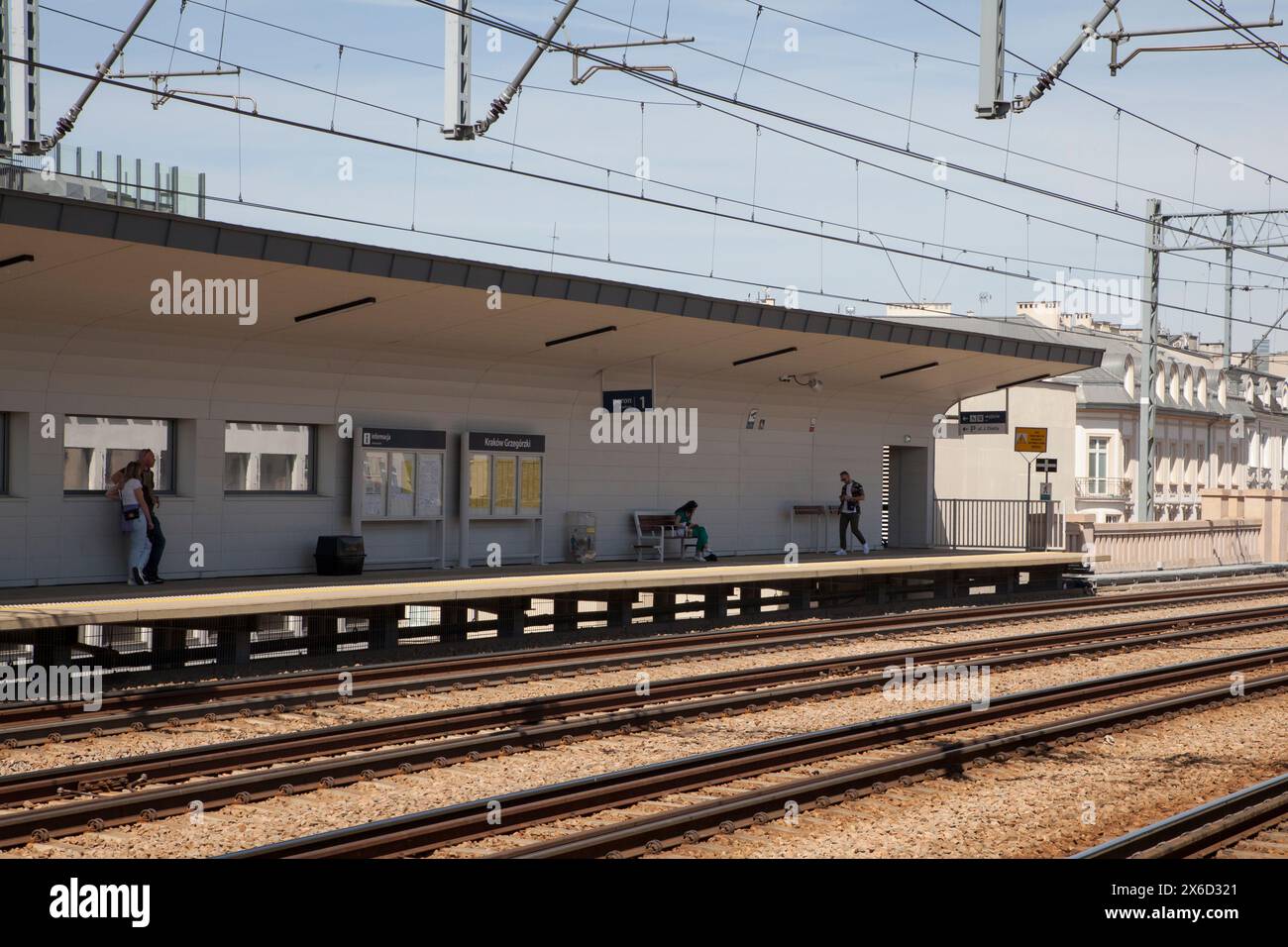 Gare PKP Kraków Grzegórzki Banque D'Images