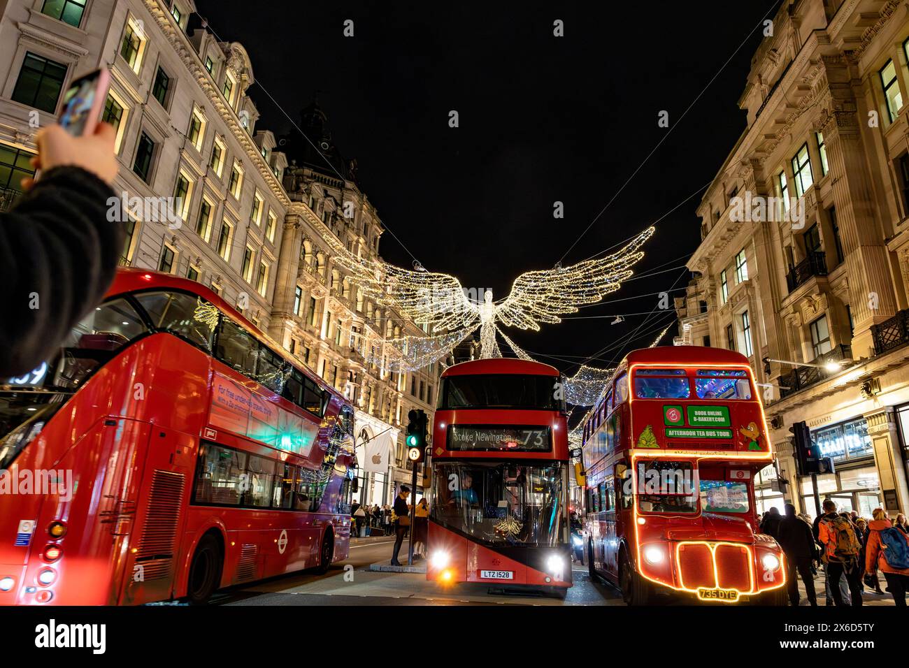 Noël à Londres, Royaume-Uni Banque D'Images