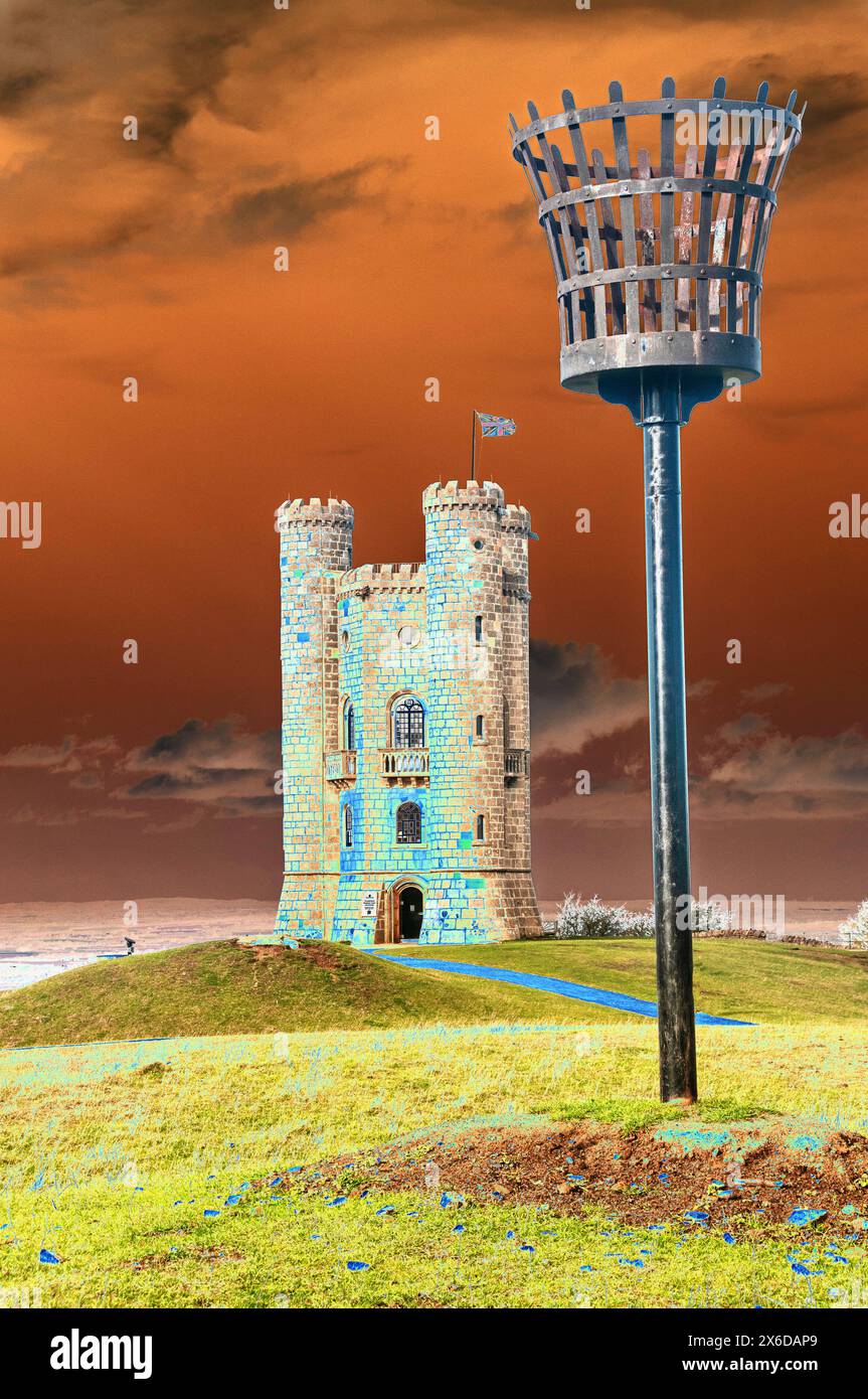 Stranger Than Fiction - vue d'un autre monde - Broadway Tower Banque D'Images