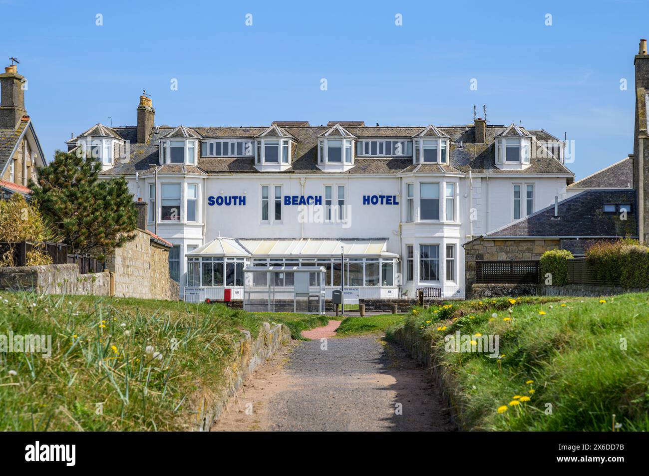 South Beach Hotel, Troon, South Ayrshire, Écosse, Royaume-Uni, Europe Banque D'Images