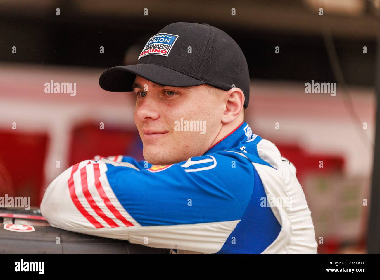 Indianapolis, États-Unis. 14 mai 2024. Linus Lundqvist de l'équipe Chip Ganassi Racing, (8) vu lors de la première journée d'essais pour l'Indy 500 à Indianapolis Motor Speedway. (Photo de Jeremy Hogan/SOPA images/Sipa USA) crédit : Sipa USA/Alamy Live News Banque D'Images