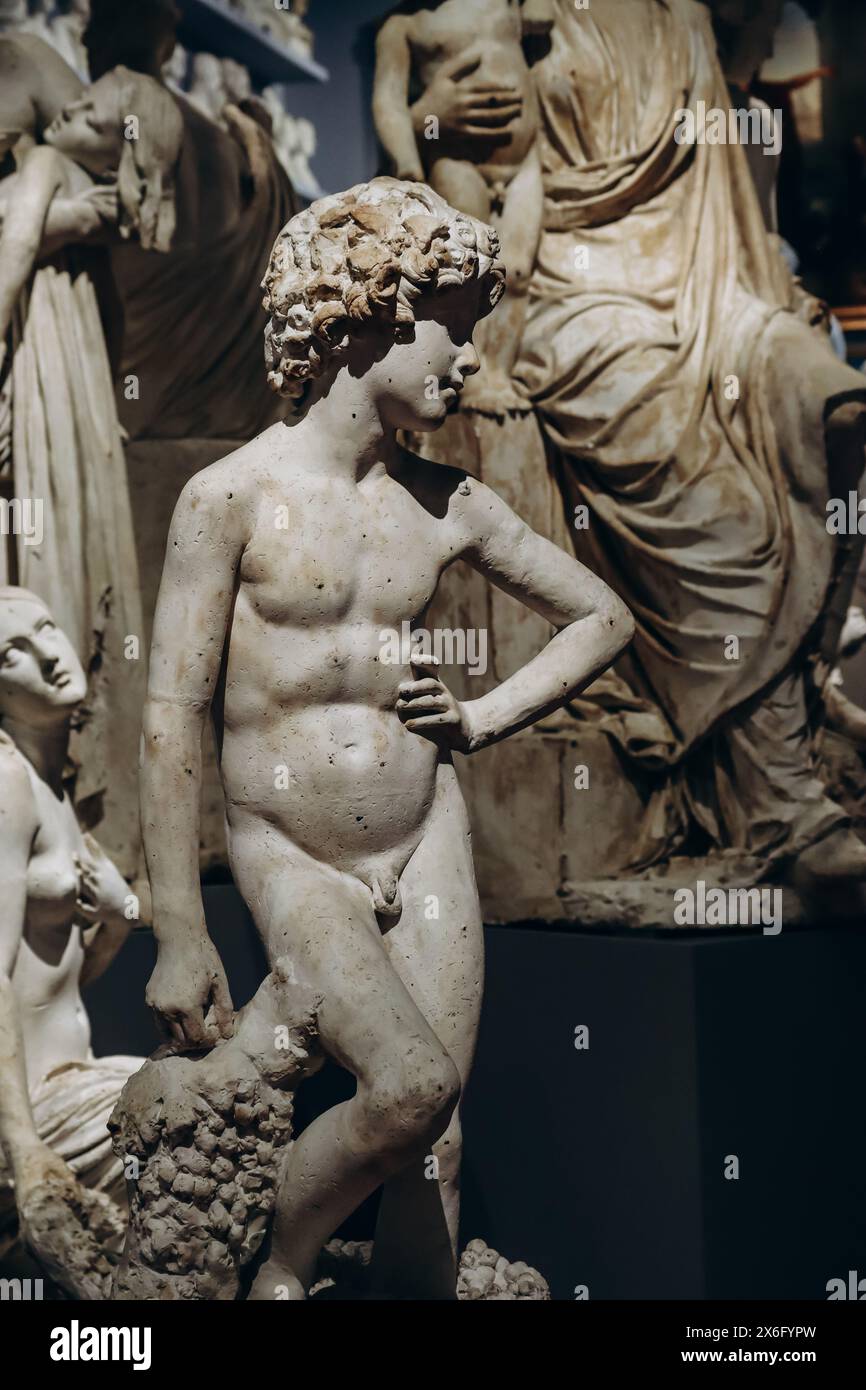 Florence, Italie - 29 décembre 2023 : la Galleria dell'Accademia di Firenze, ou 'Galerie de l'Académie de Florence', un musée d'art à Florence, en Italie Banque D'Images