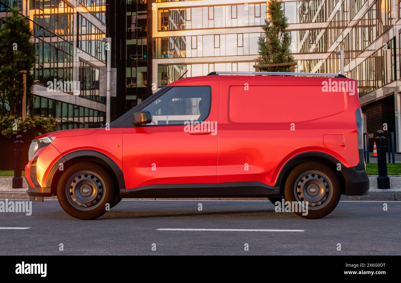 Tout nouveau Ford transit Courier Banque D'Images