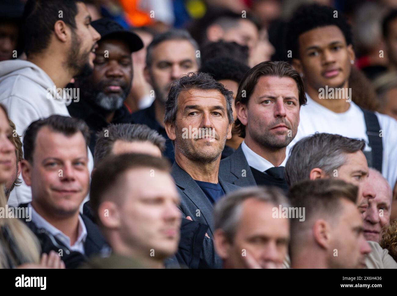 Paris, France. 7 mai 2024. Karl-Heinz Riedle und Roman Weidenfeller (BVB) Paris Saint-Germain - Borussia Dortmund 07.05.2024 Copyright (nur Fü Banque D'Images