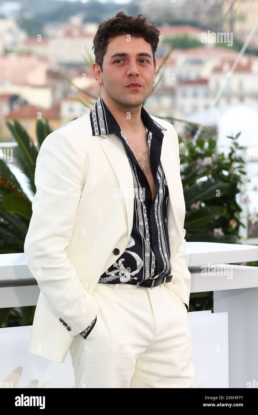 15 mai 2024, Cannes, Cote D'azur, France : XAVIER DOLAN participe à la photoconférence du jury de un certain regard lors de la 77e édition du Festival de Cannes au Palais des Festivals de Cannes, France (crédit image : © Mickael Chavet/ZUMA Press Wire) USAGE ÉDITORIAL SEULEMENT! Non destiné à UN USAGE commercial ! Banque D'Images