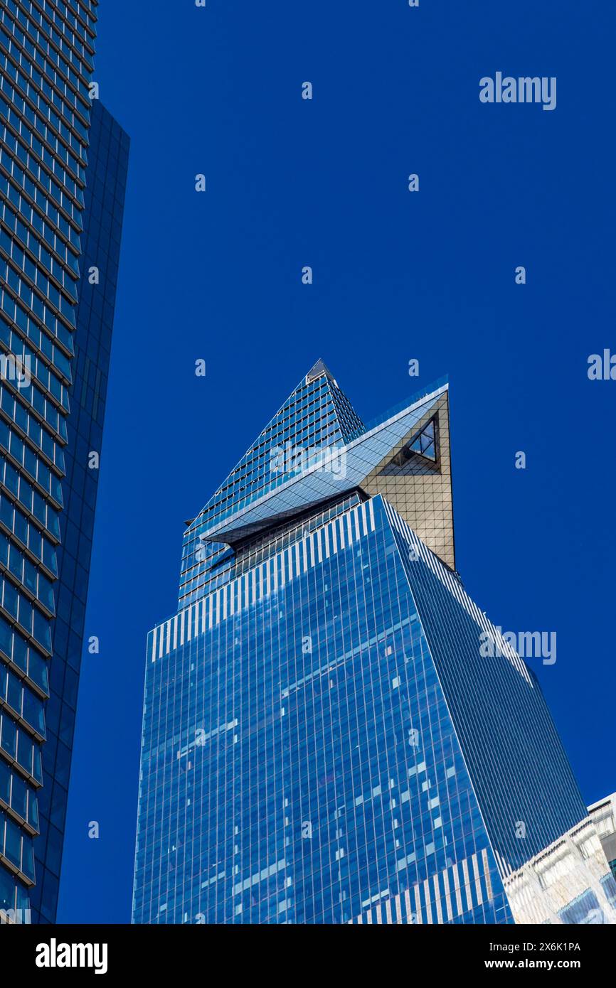 The Edge est le nom de la plus haute plate-forme d'observation de New York sur le gratte-ciel à 30 Hudson Yards, Manhattan, New York City Banque D'Images