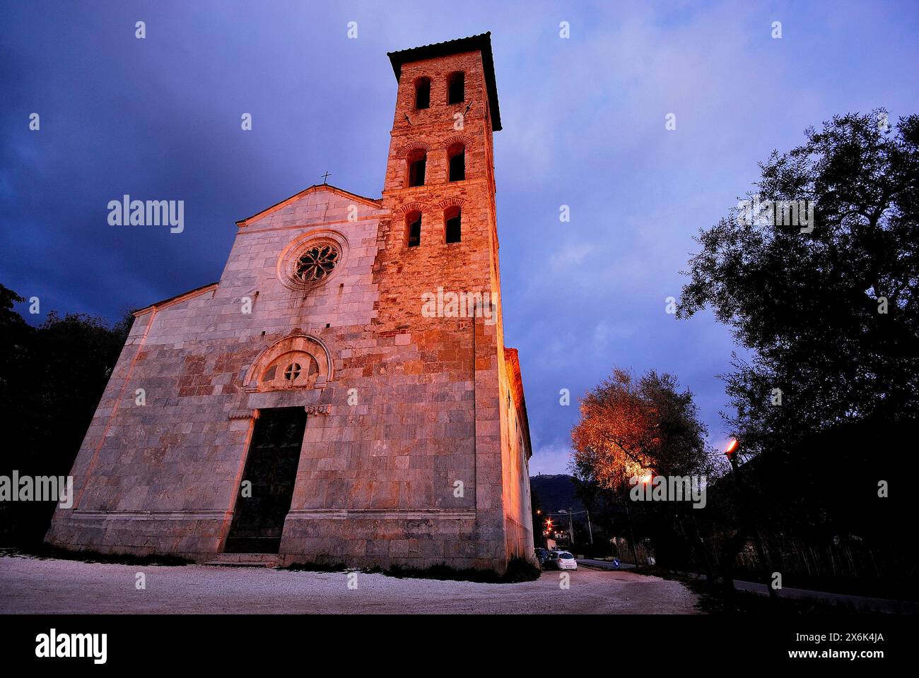 Église San Giovanni e Felicita à Valdicastello, Lucques, Toscane, Italie Banque D'Images