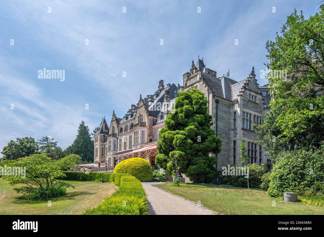 Friedrichshof Palace, Schlosshotel Kronberg, Kronberg im Taunus, Taunus, Hesse, Allemagne Banque D'Images