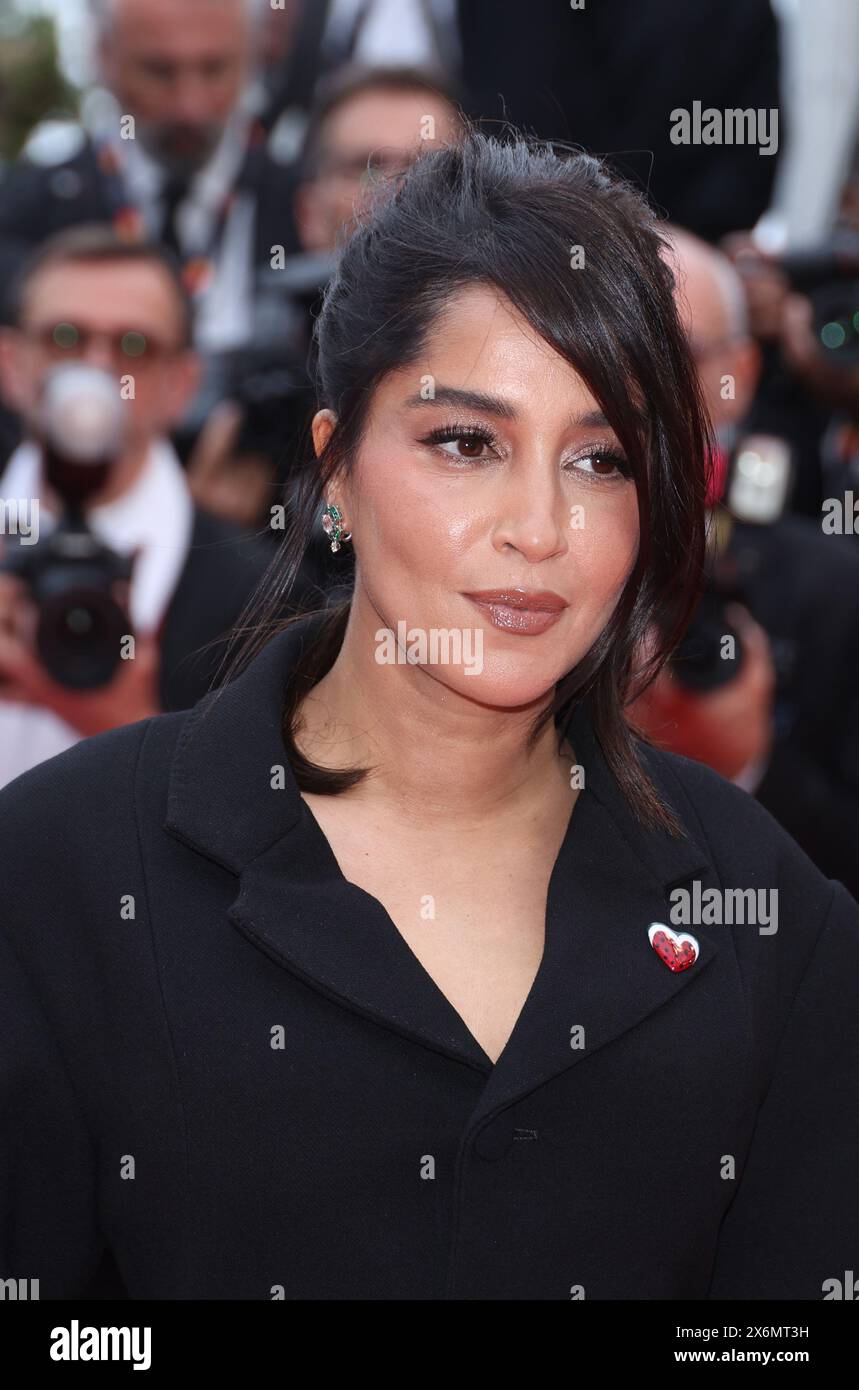 Cannes, France. 16 mai 2024. Leila Bekhti assiste au tapis rouge
