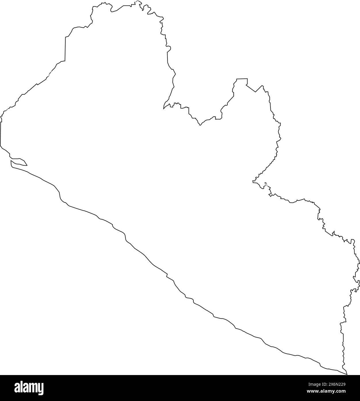 conception d'illustration d'icône de carte liberia Illustration de Vecteur